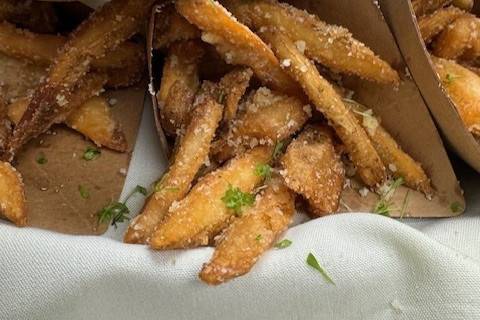 Potato Wedge Passed Appetizer