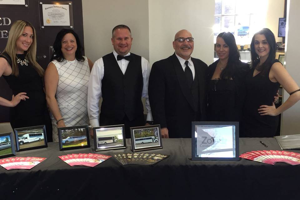 Wedding Experts at our annual wedding ring trunk show.