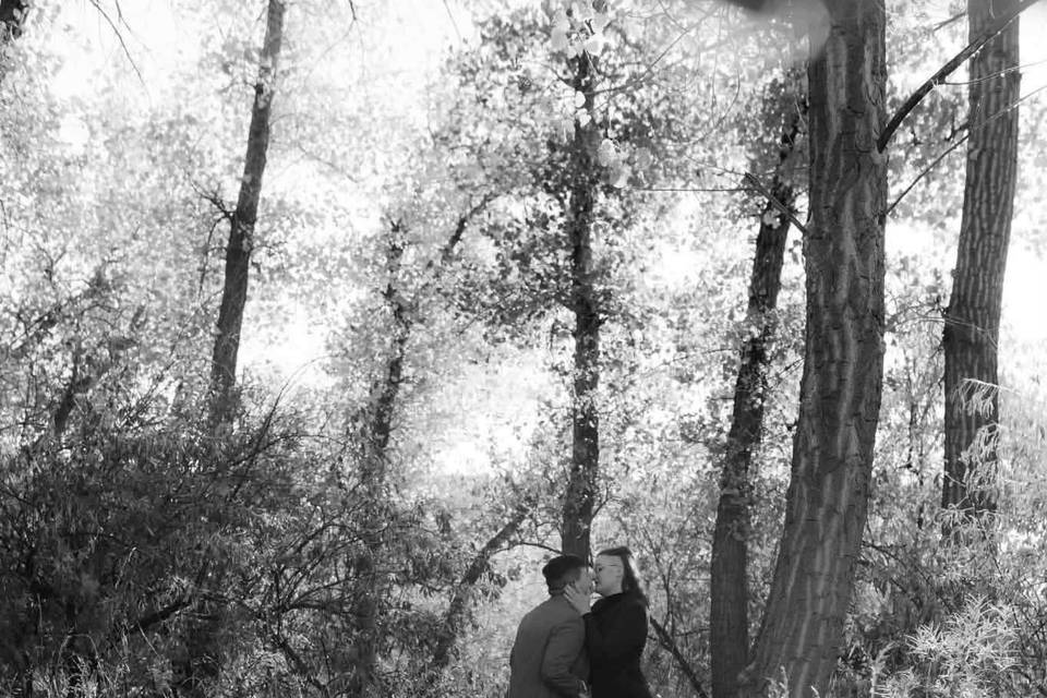 A hidden kiss