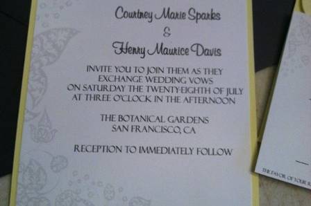 Davis Invitation Suite