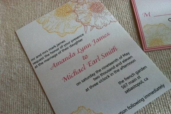 James Invitation Suite
