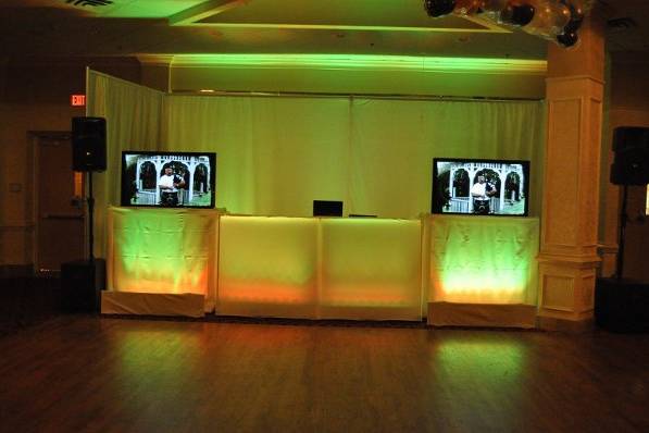 Our LED Backdrops with Plasma's