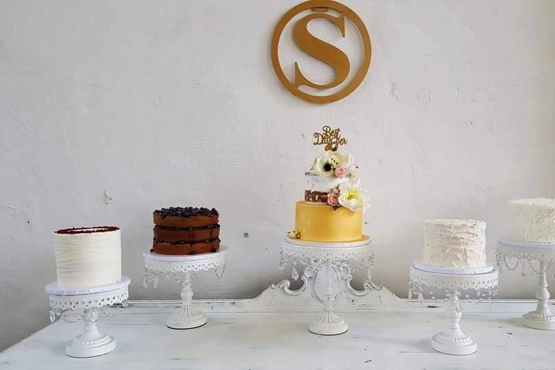 Selection of cakes