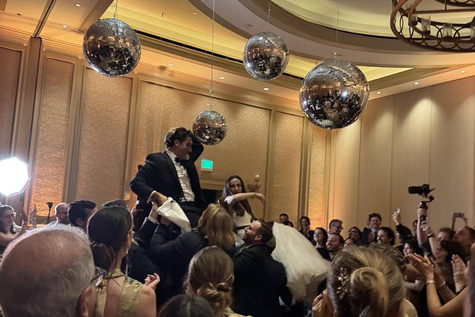 Celebrating a wonderful weddin