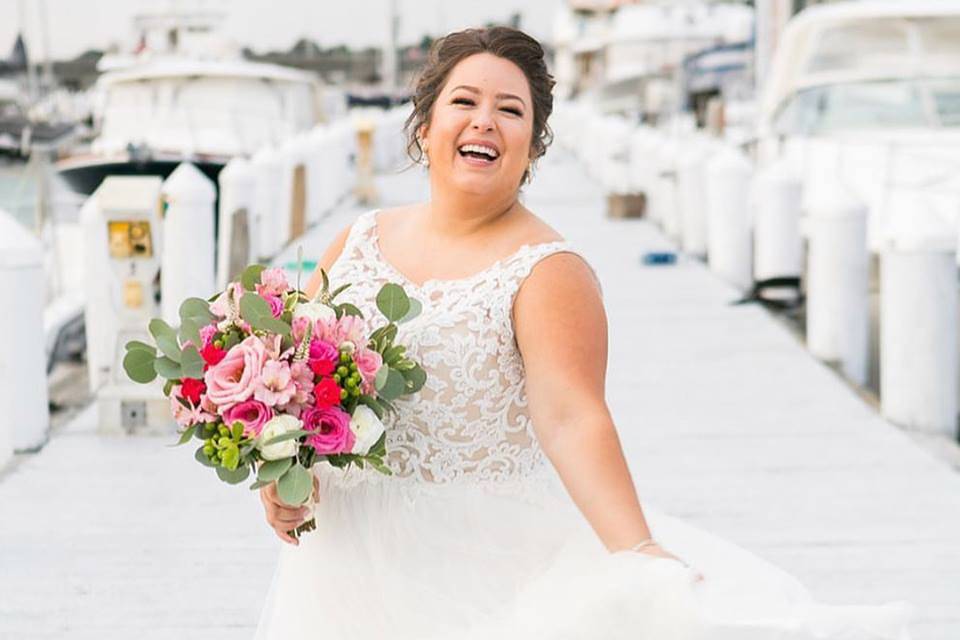 Happy brides are beautiful