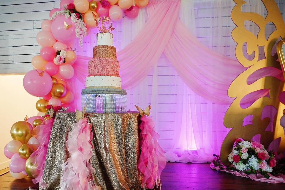 Pink & Gold Quince'