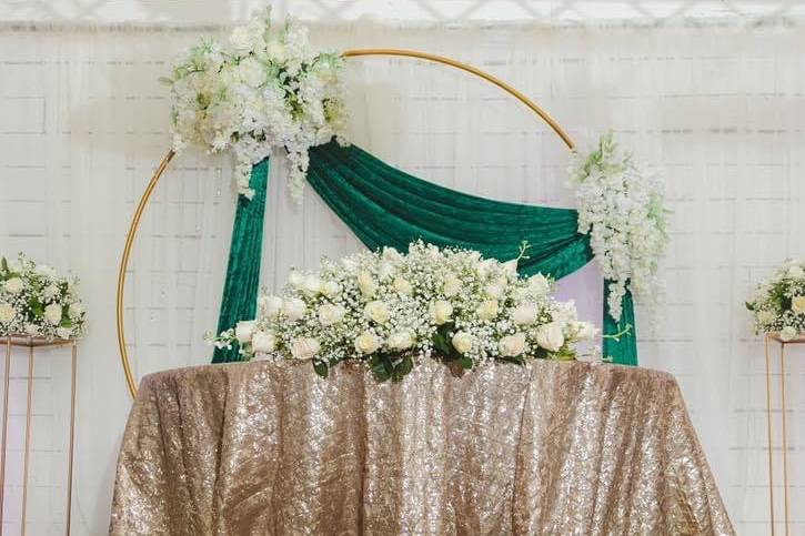 Emerald Wedding Reception