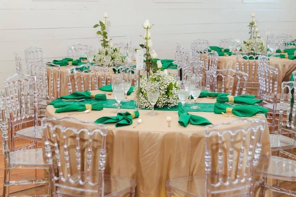 Emerald Wedding Reception