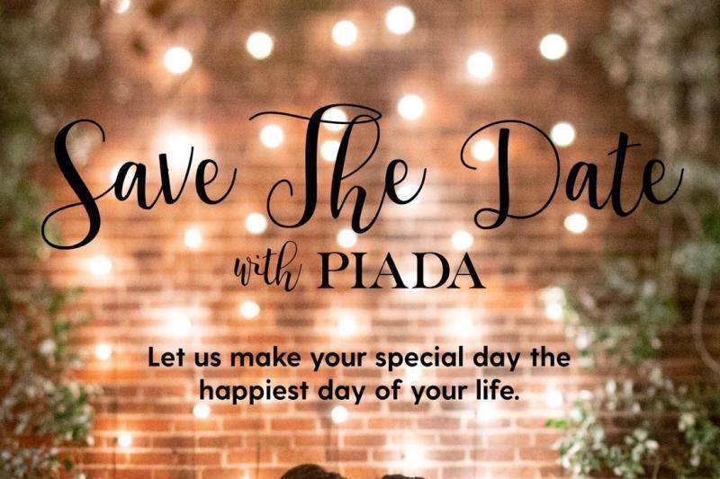 Save The Date With Piada