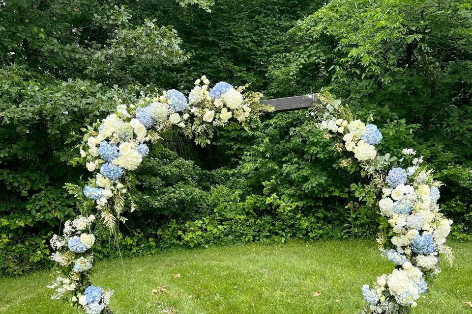 Blue & White