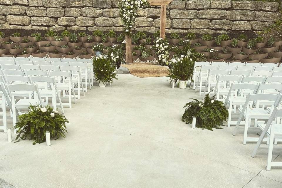 Whites & Greenery