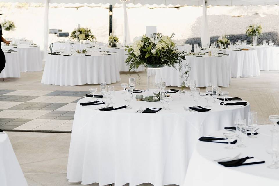 Whites & Greenery