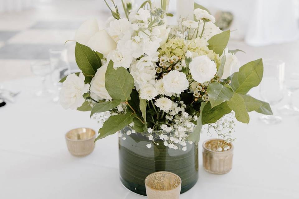 Whites & Greenery