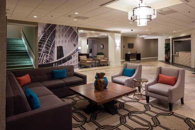 Newly redesigned lobby