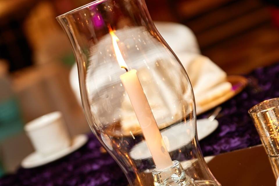 Classic elegant centerpieces