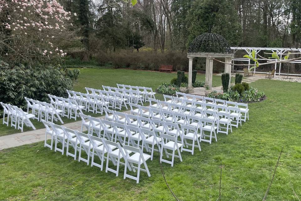 White Garden Resin Chair