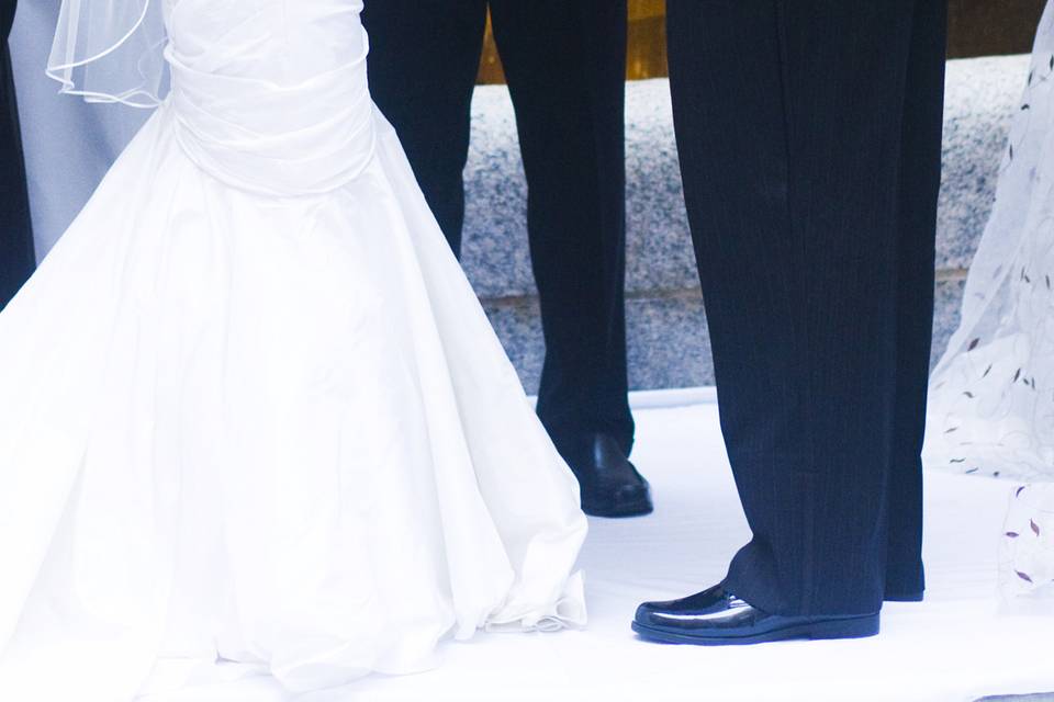 Rabbi / Chaplain Biber wedding Lauren and Ben 2008