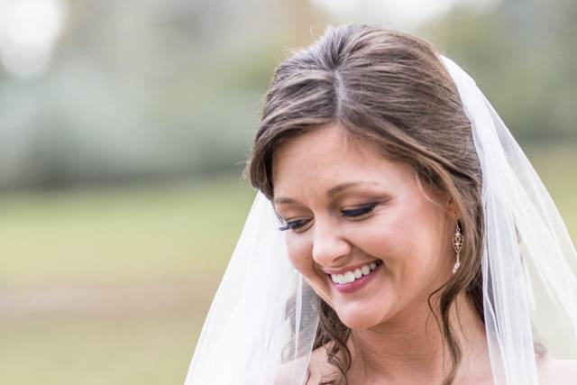 Smiling bride