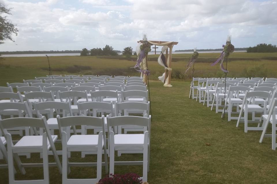 Ceremony setup