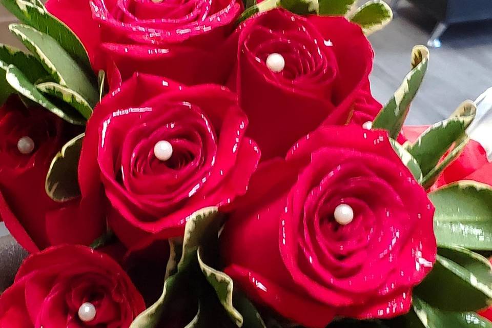 Red rose bouquet