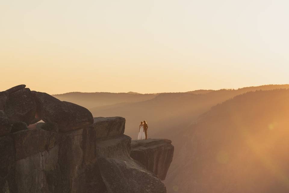 Sunset at Taft Point Yosemite