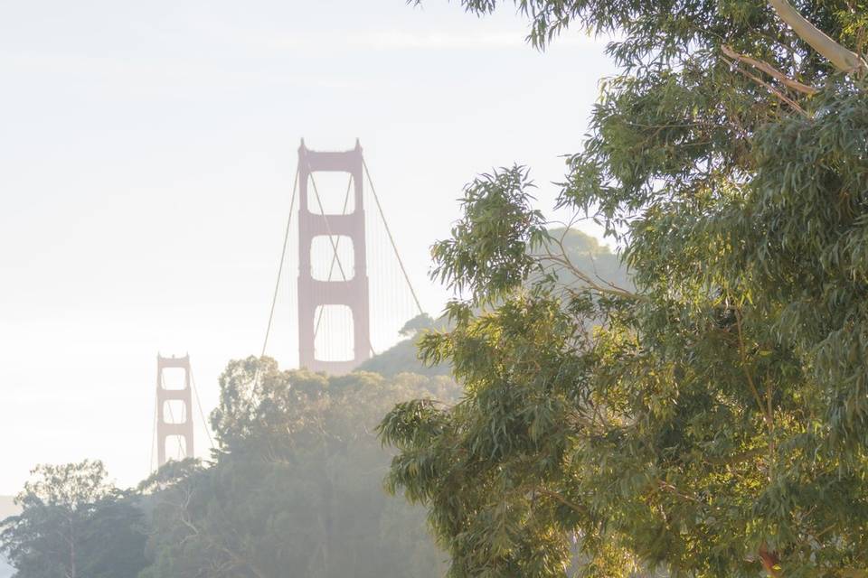 Cavallo Point Wedding Couple