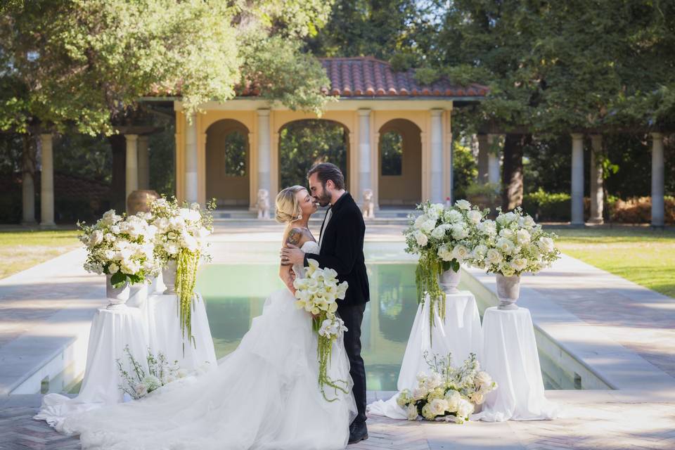 First Kiss during Ceremony