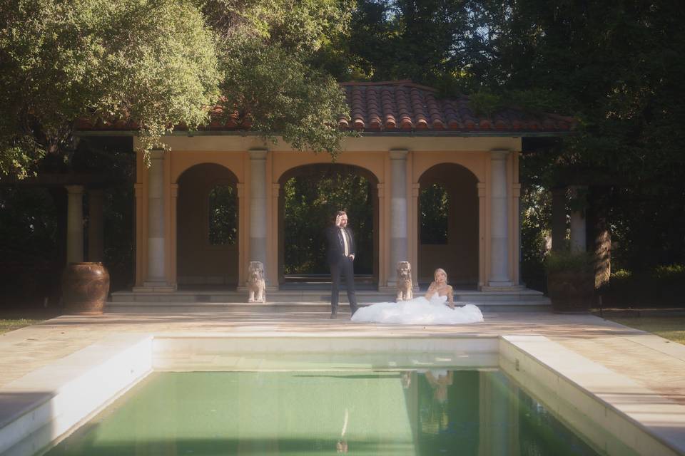 Bride & Groom at Pasadena, CA
