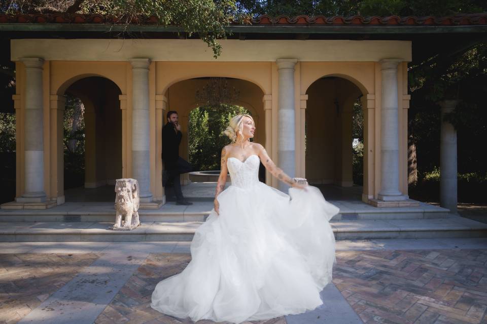 Bride & Groom at Pasadena, CA