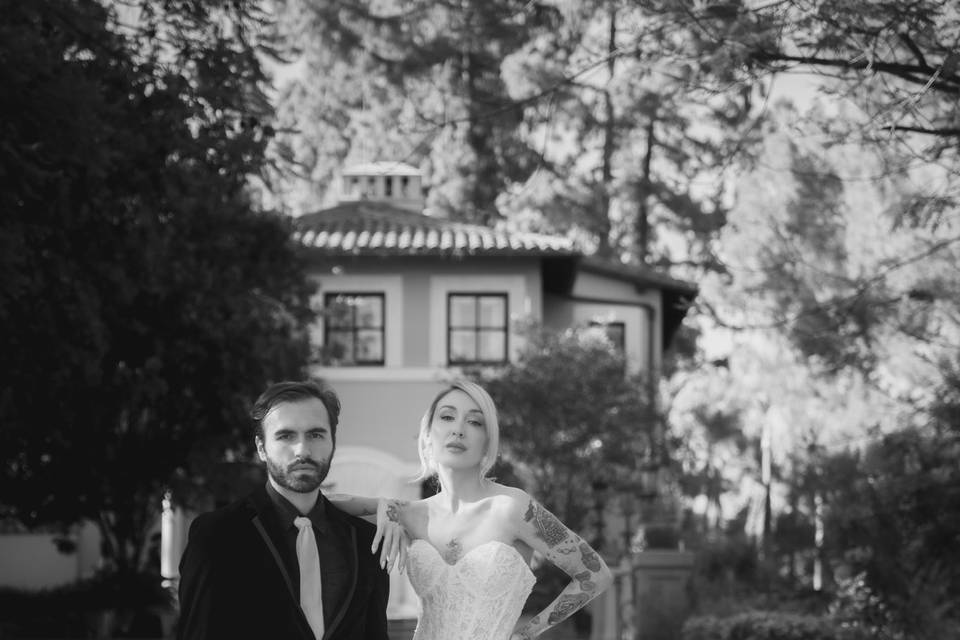 Bride & Groom at Pasadena, CA