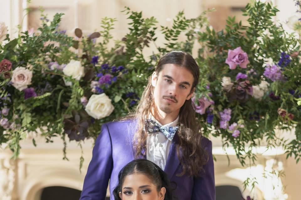 Couple at Reception