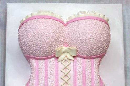 Bridal Shower Corset Cake