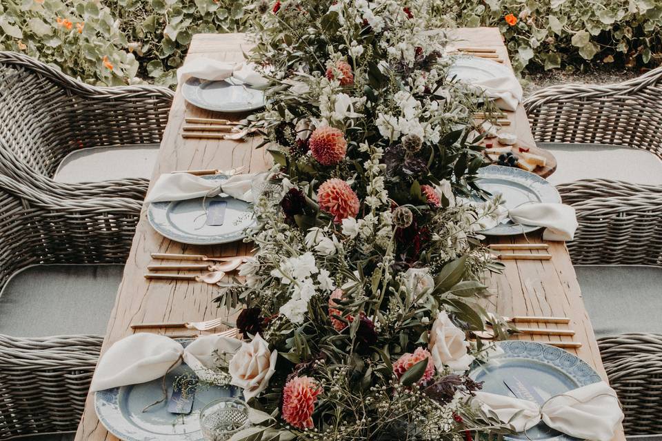 Long table centerpiece