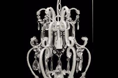 Crystal chandelier 1 bulb