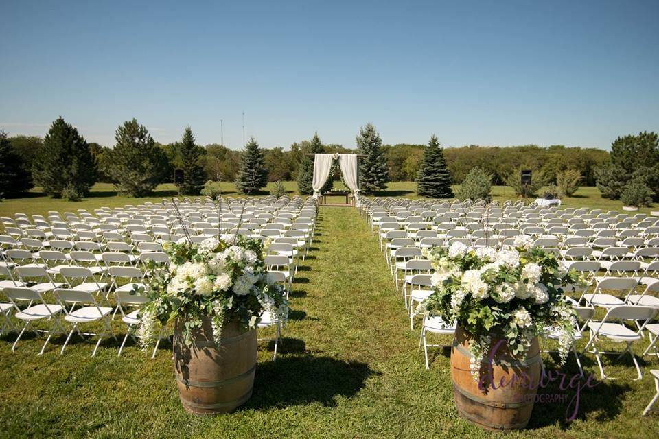 Outdoor wedding