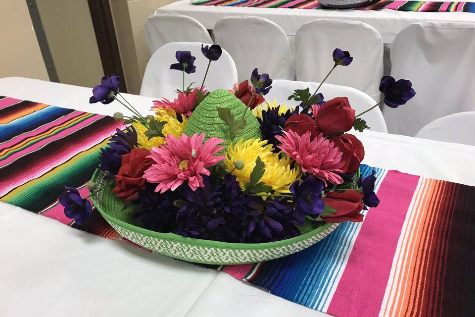 Sombrero centerpiece