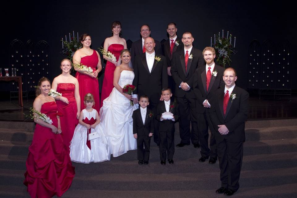 The wedding party - Triston's Photography