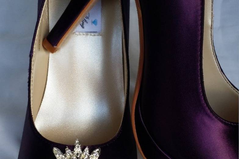 Eggplant wedding shoes online