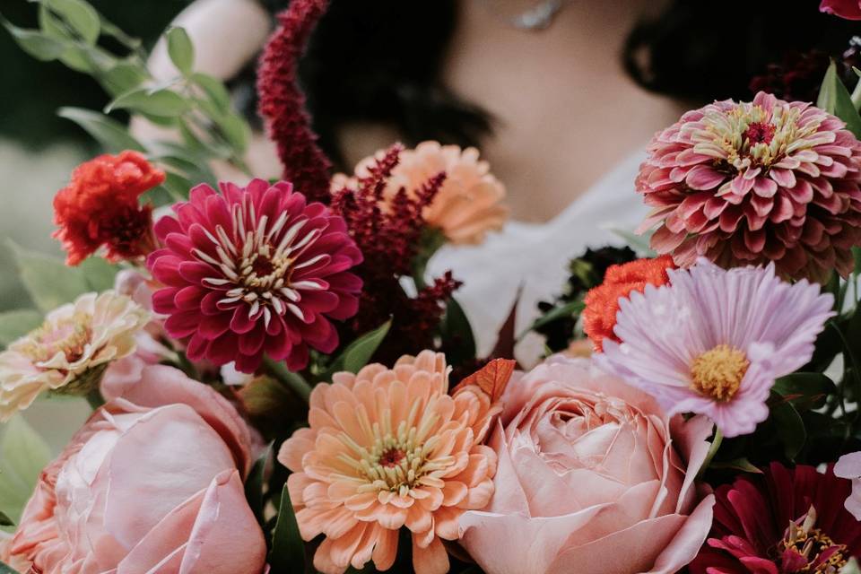 Summer garden bouquet