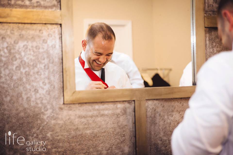 Groom's Ready Room