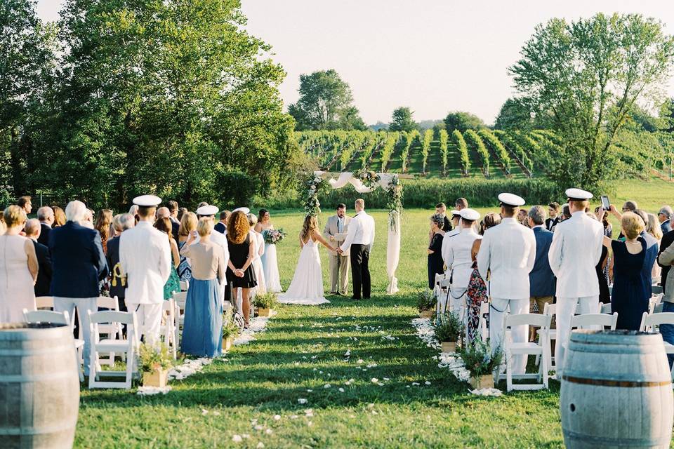 Vineyard ceremony