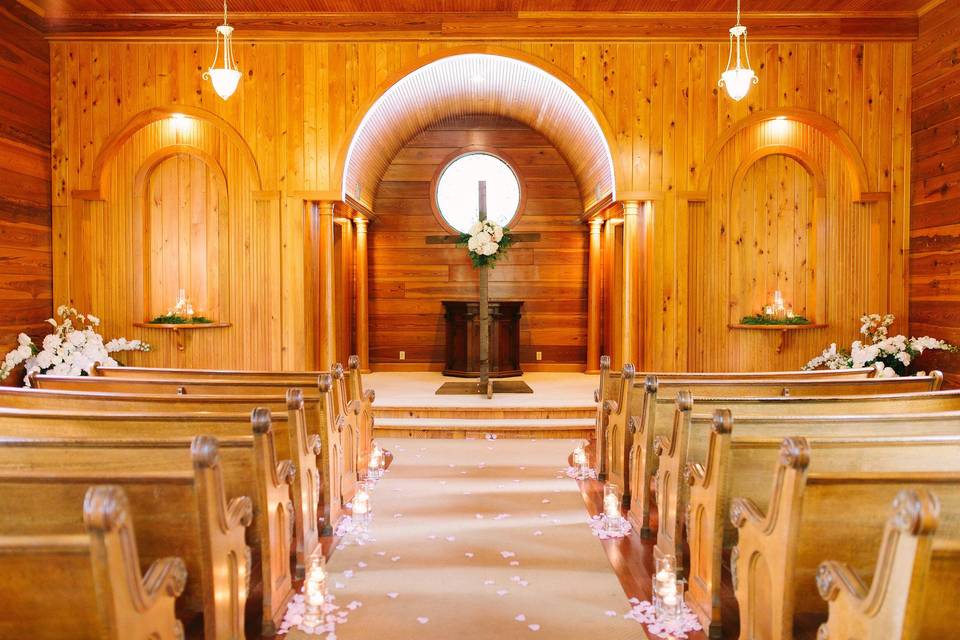 Wedding pews