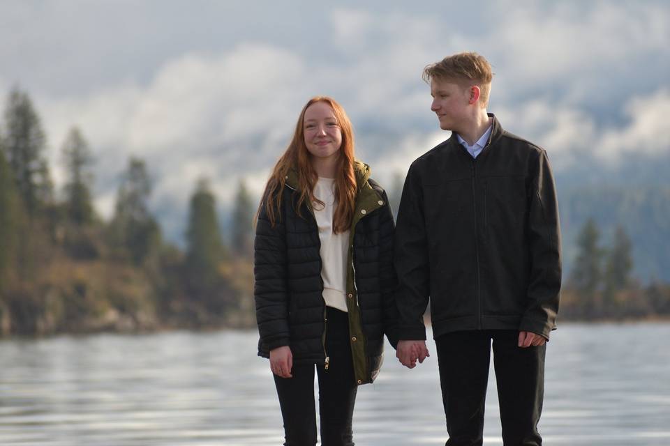 Couple by Lake CDA