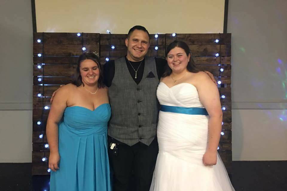 DJ, Bride, & Maid of Honor