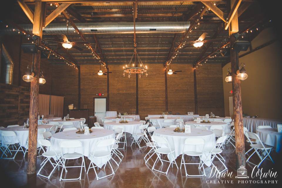 Party Barn Reception