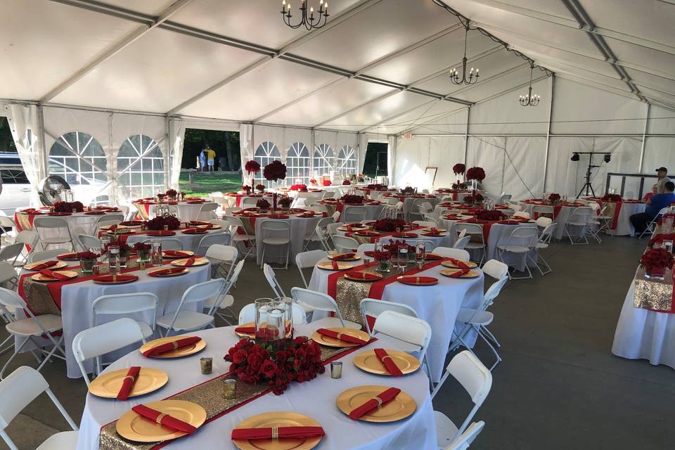 Garden Tent Reception