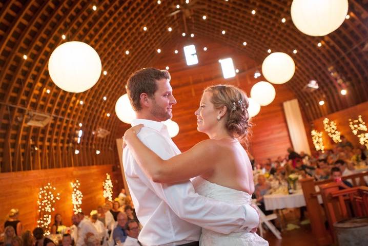 First dance as newlyweds