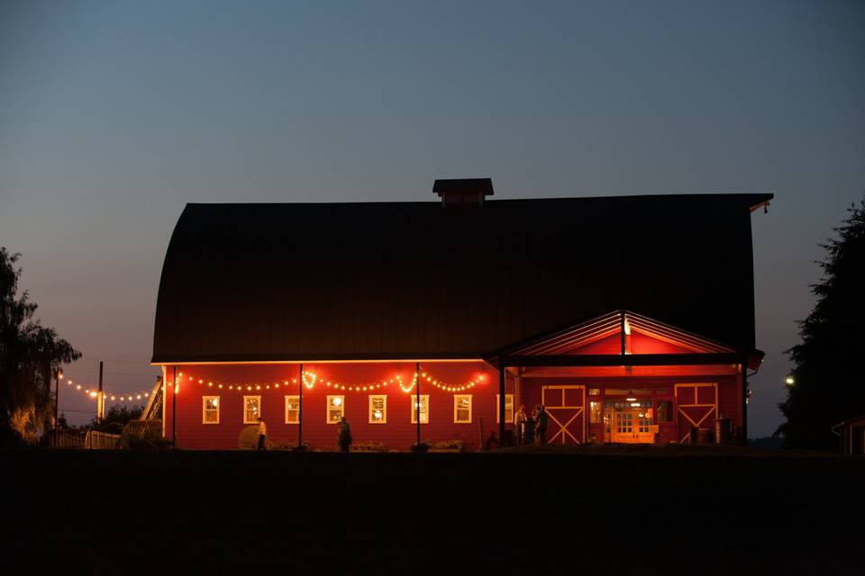 Back of barn