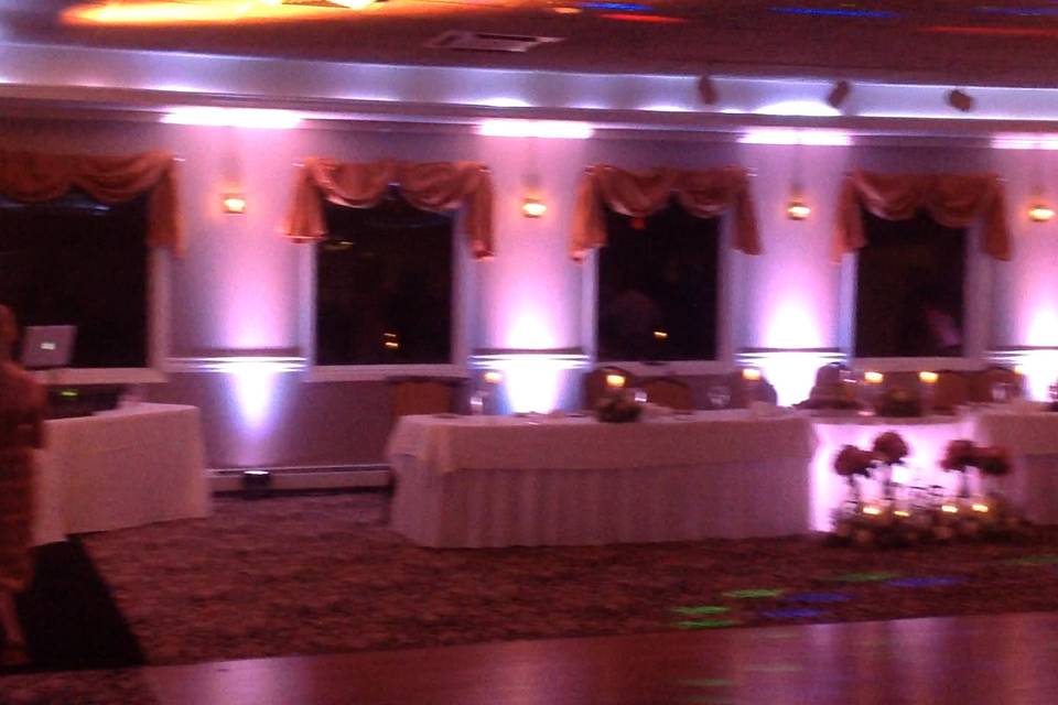 Reception setup