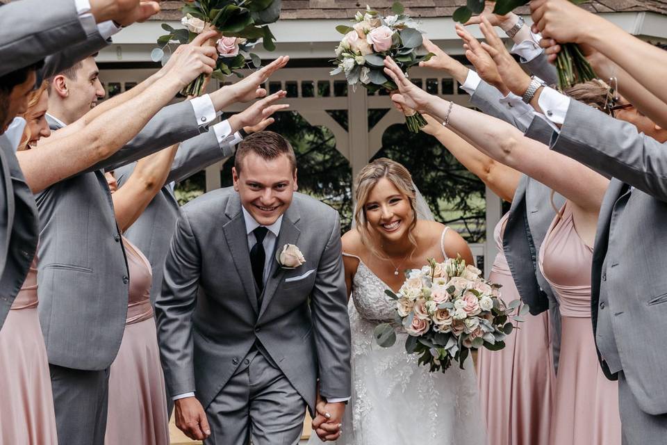 The wedding party